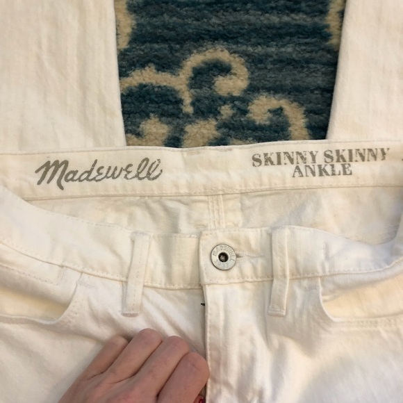 Madewell Skinny Skinny Ankle size 27 white - Picture 3 of 4